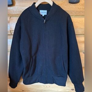 Olive & Oak Black Bomber Jacket